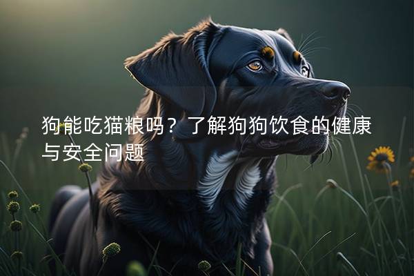 狗能吃猫粮吗？了解狗狗饮食的健康与安全问题