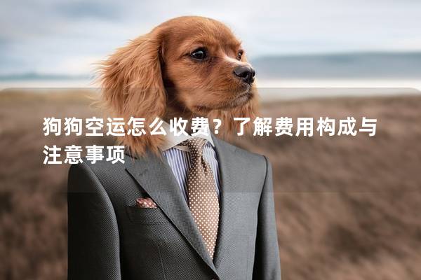 狗狗空运怎么收费？了解费用构成与注意事项