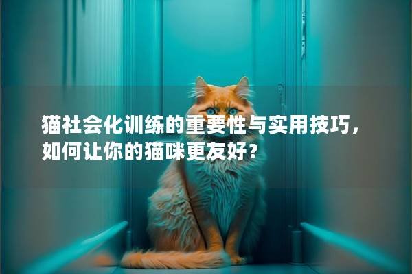 猫社会化训练的重要性与实用技巧，如何让你的猫咪更友好？