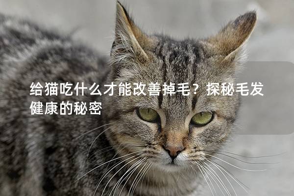 给猫吃什么才能改善掉毛？探秘毛发健康的秘密